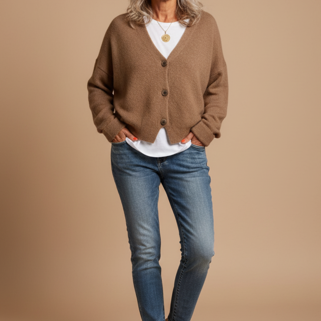 Odette – Gilet En Maille Doux