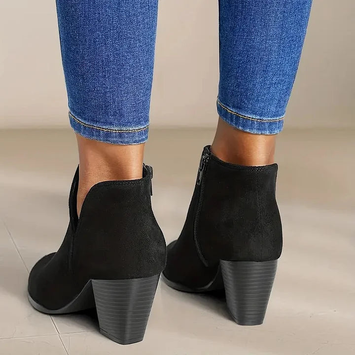 Anaïs™ | BOTTINES FEMME AVEC TALON ÉPAIS
