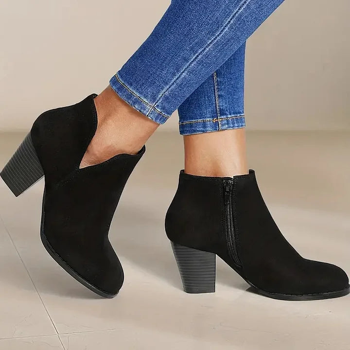 Anaïs™ | BOTTINES FEMME AVEC TALON ÉPAIS