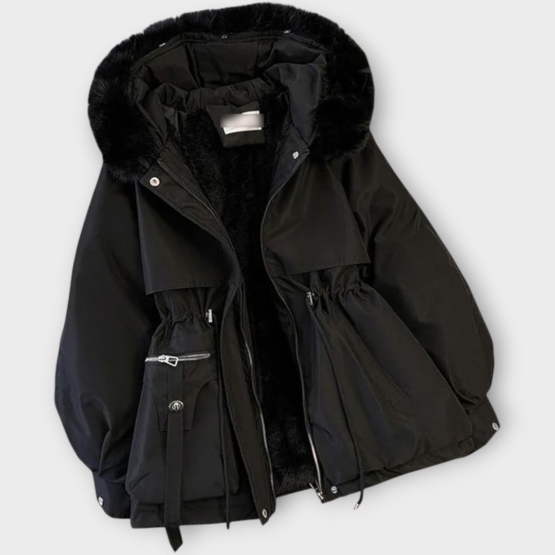 Élodie – Manteau d'hiver en fourrure élégante