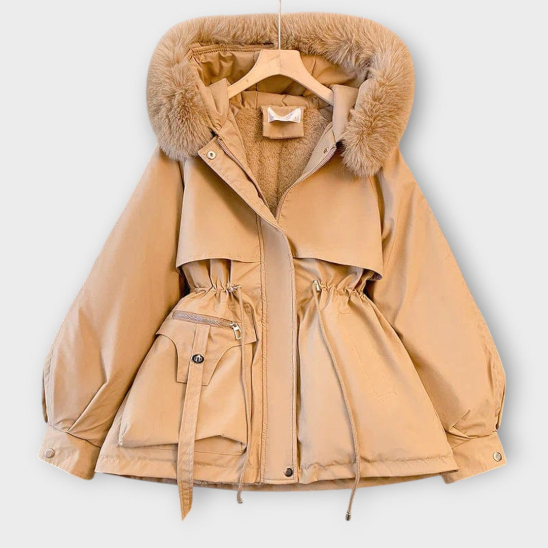 Élodie – Manteau d'hiver en fourrure élégante