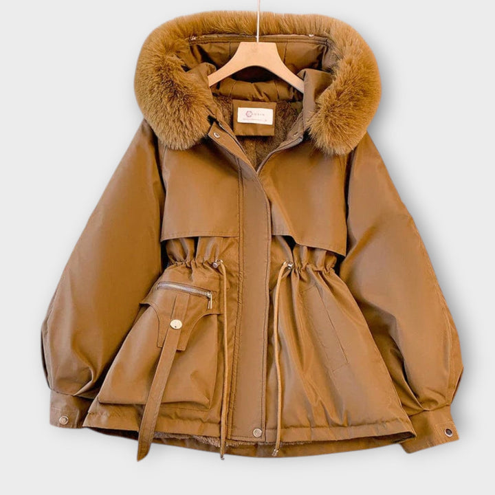 Élodie – Manteau d'hiver en fourrure élégante