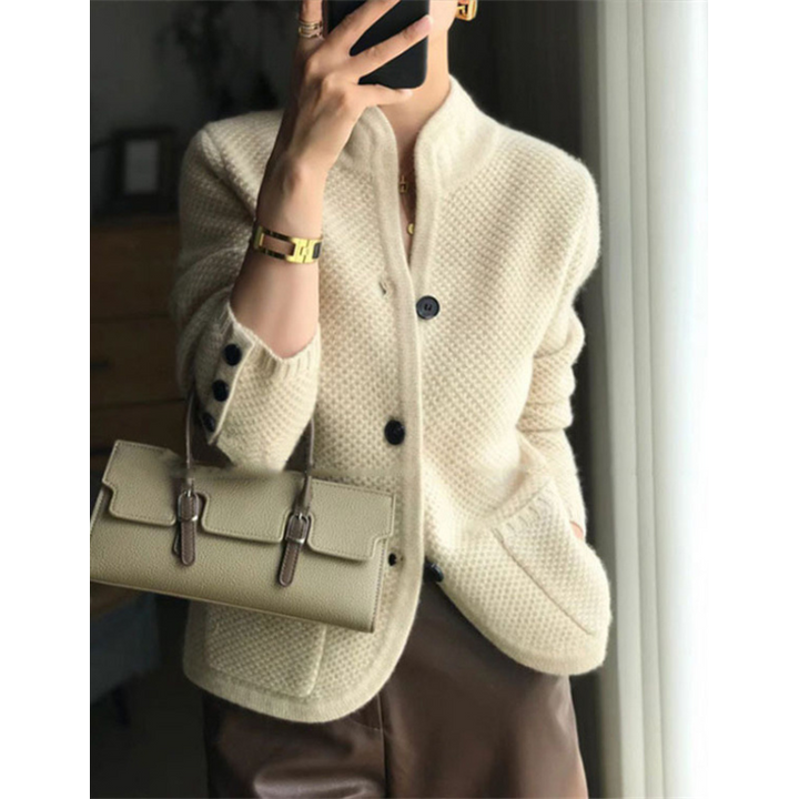 Mia – Élégant cardigan en cachemire doux