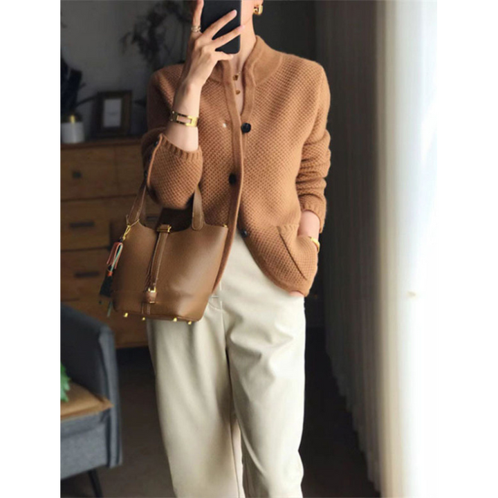 Mia – Élégant cardigan en cachemire doux