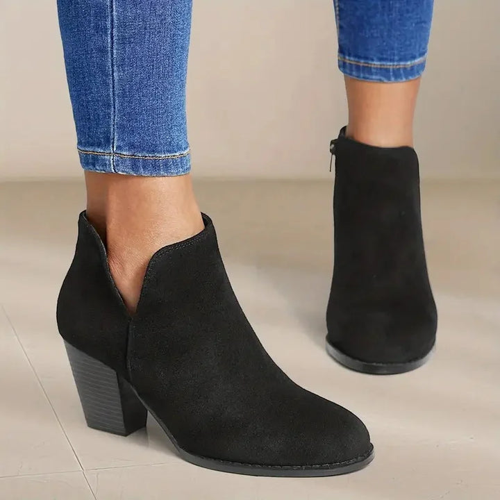 Anaïs™ | BOTTINES FEMME AVEC TALON ÉPAIS