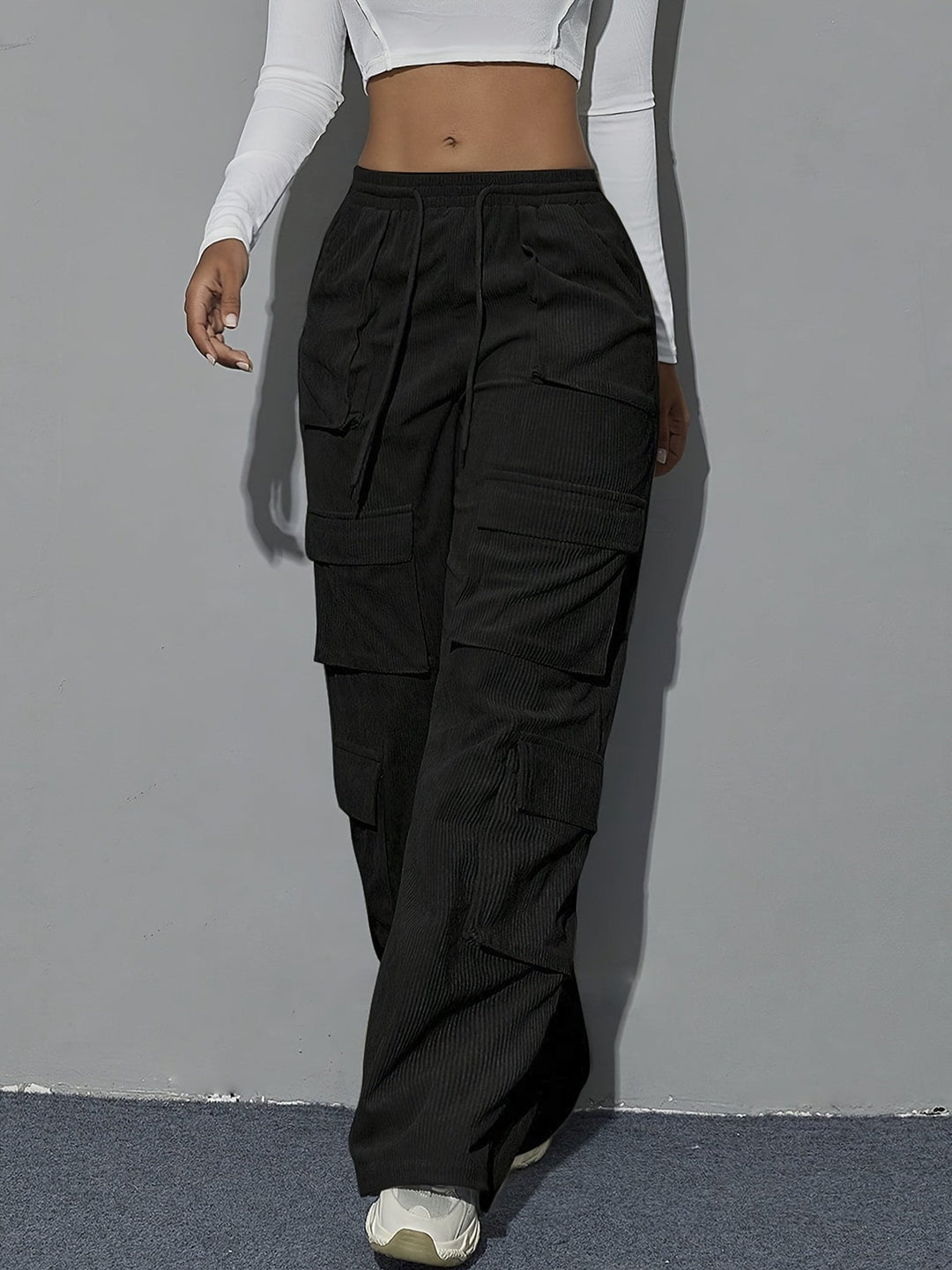 Nuvé Paris | Pantalon cargo doux