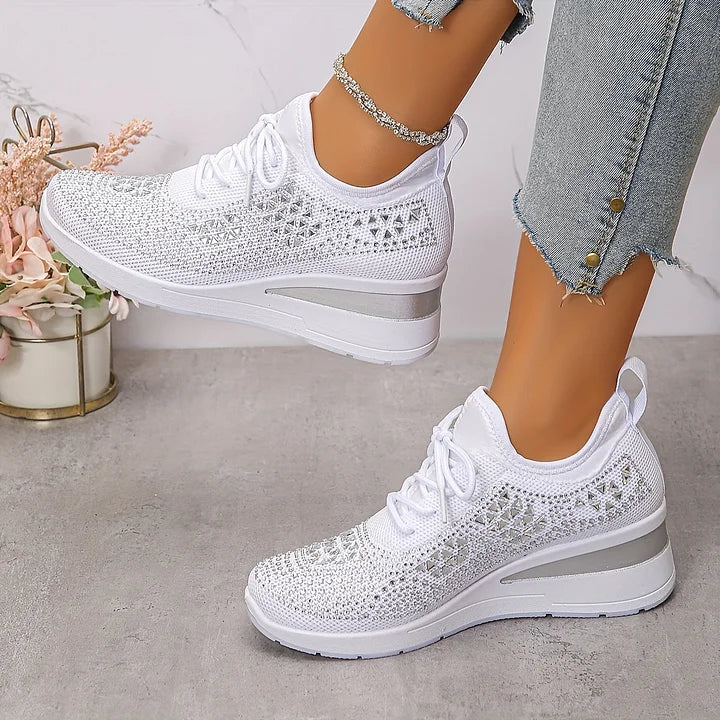 Delphine | Baskets orthopédiques avec strass scintillants
