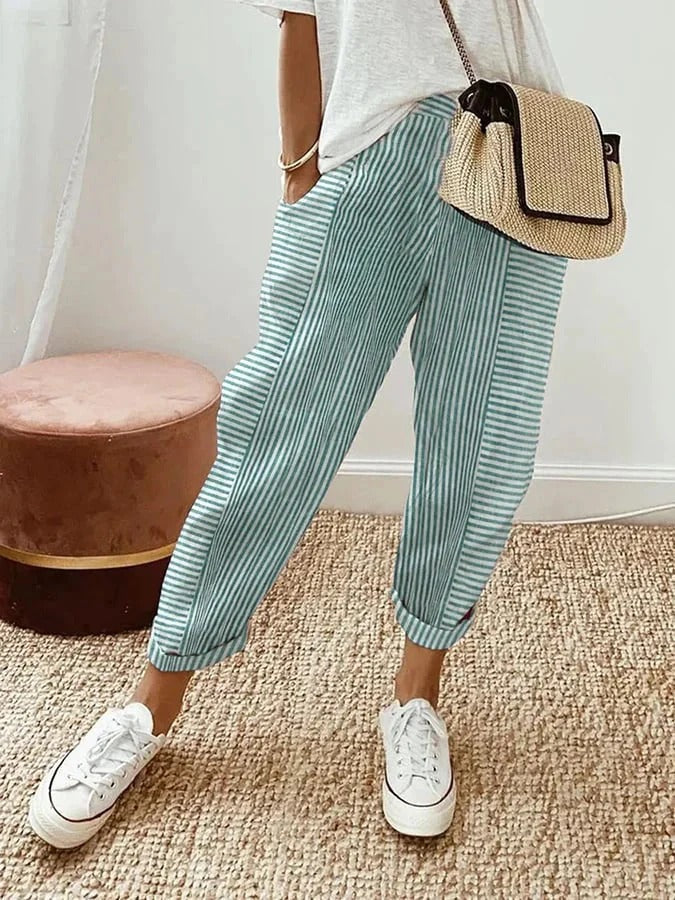 Kae | Striped Trousers