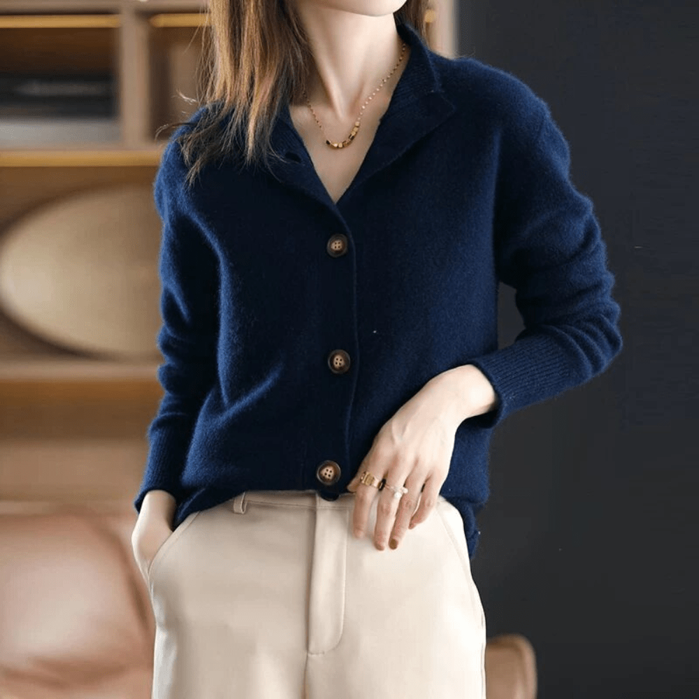 Paulette | Cardigan en Maille Confortable