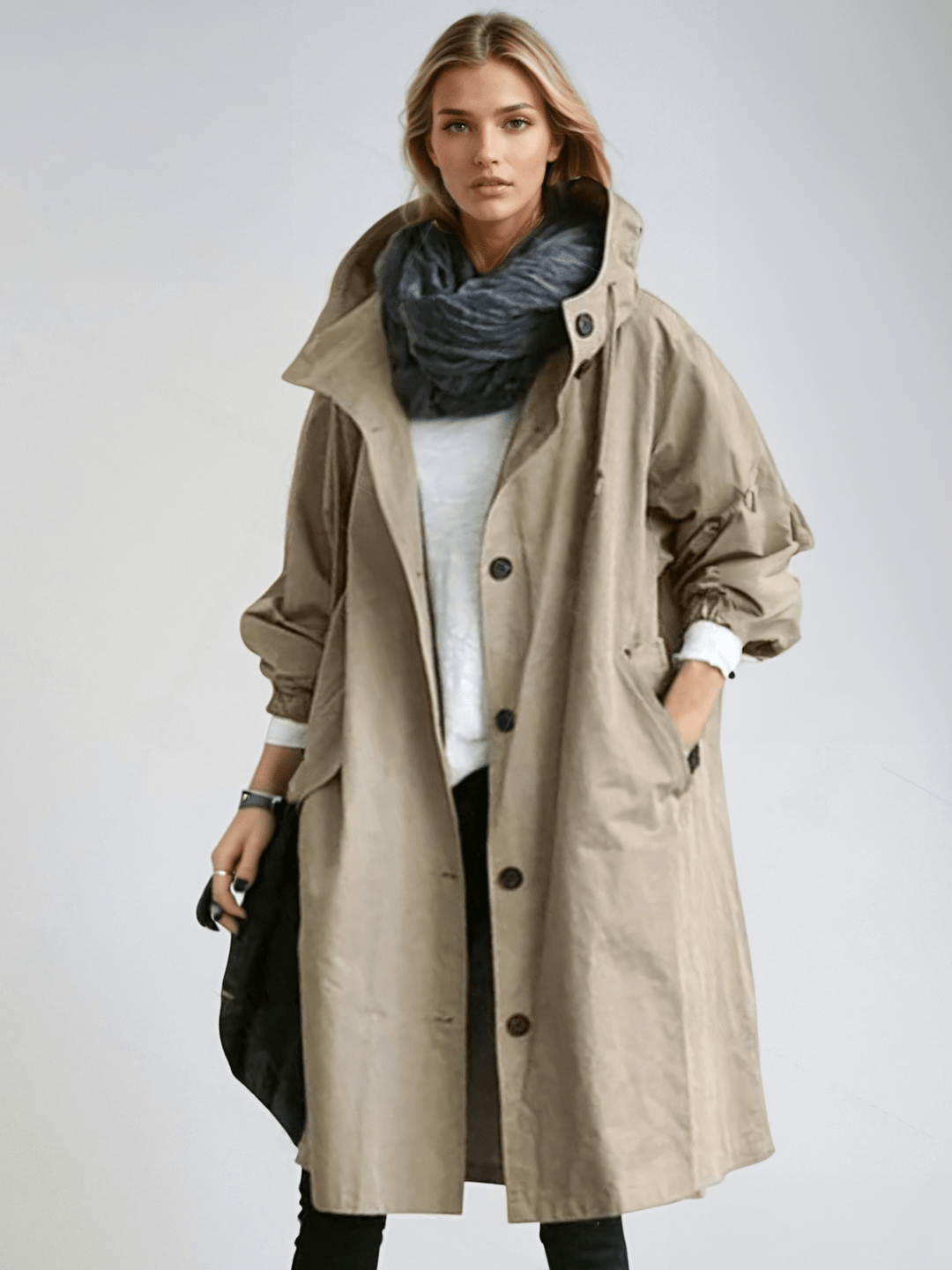 Joelle – Manteau trench imperméable élégant