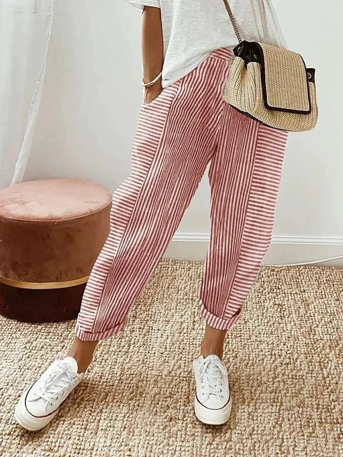 Kae | Striped Trousers